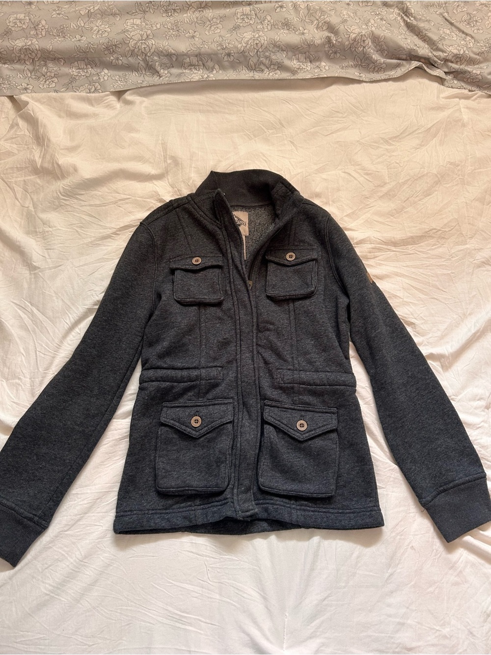 Kids Charcoal Gray Beaver Canoe Utility Jacket